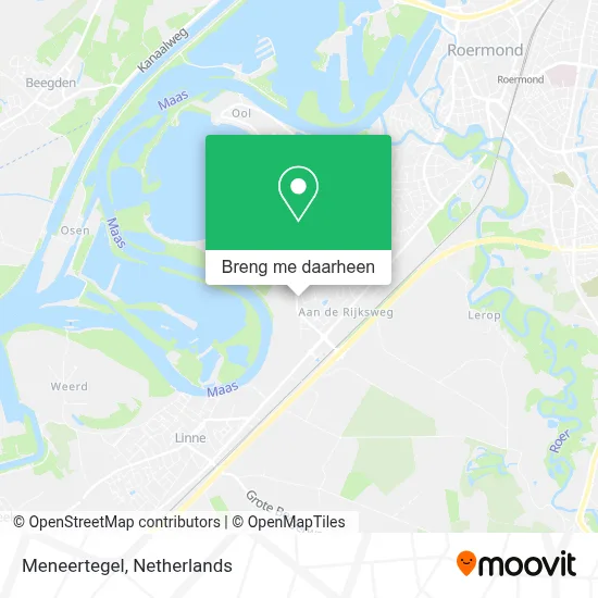 Meneertegel kaart