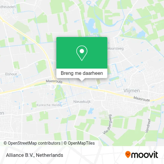 Alliance B.V. kaart
