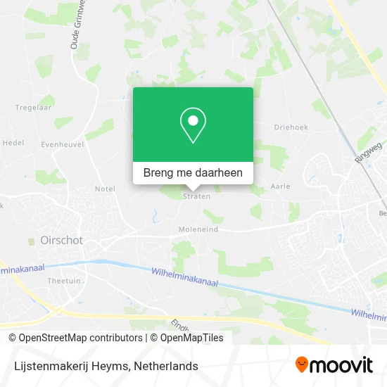Lijstenmakerij Heyms kaart