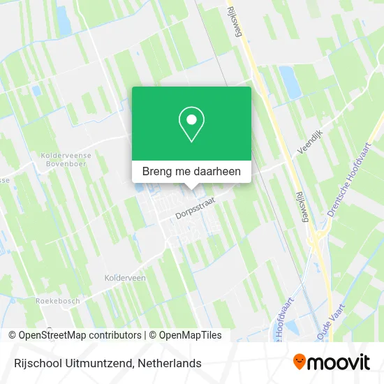 Rijschool Uitmuntzend kaart