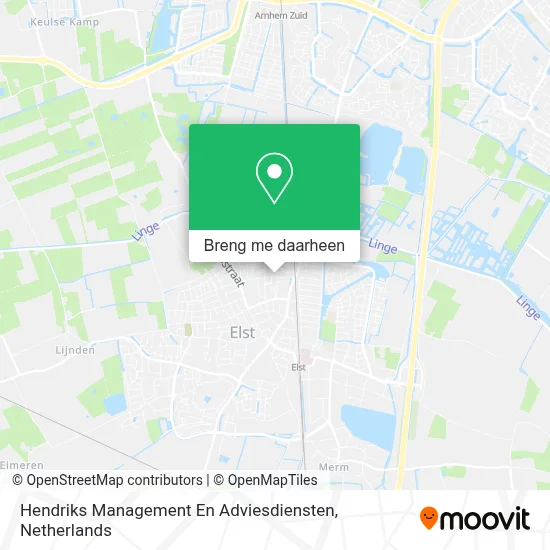 Hendriks Management En Adviesdiensten kaart