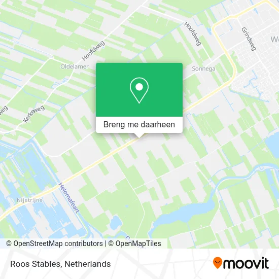 Roos Stables kaart