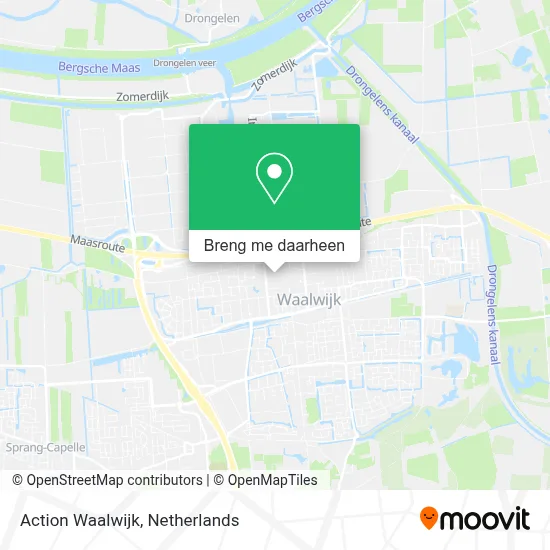 Action Waalwijk kaart