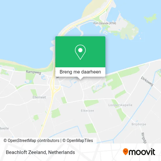 Beachloft Zeeland kaart