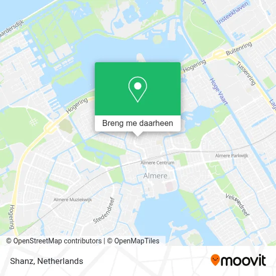 Shanz kaart