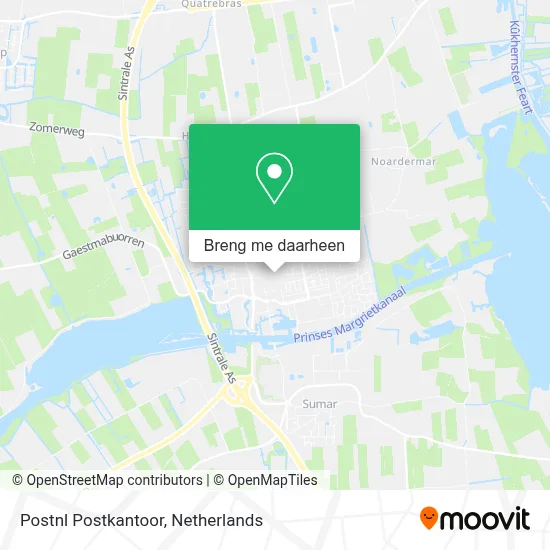 Postnl Postkantoor kaart