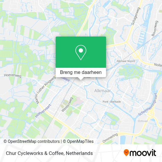 Chur Cycleworks & Coffee kaart