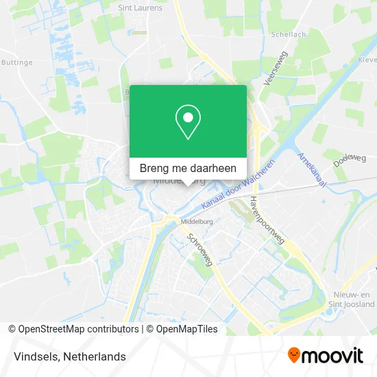 Vindsels kaart