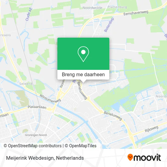 Meijerink Webdesign kaart