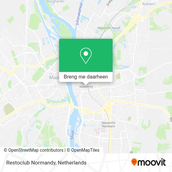 Restoclub Normandy kaart