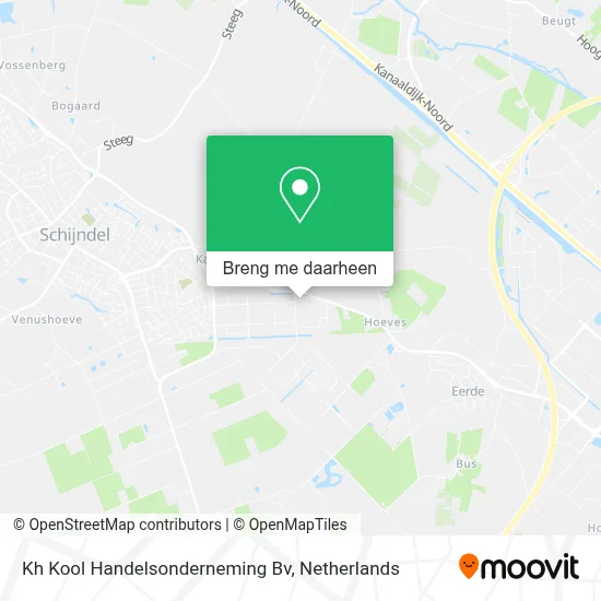 Kh Kool Handelsonderneming Bv kaart