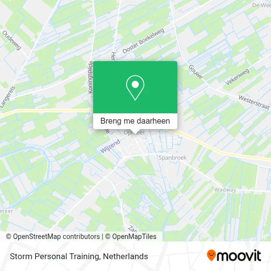 Storm Personal Training kaart