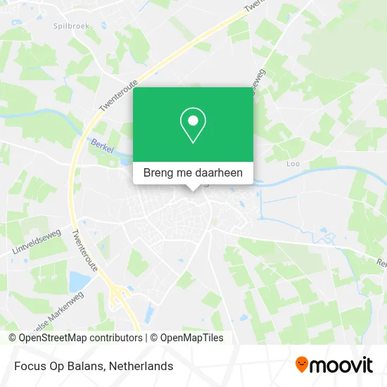 Focus Op Balans kaart