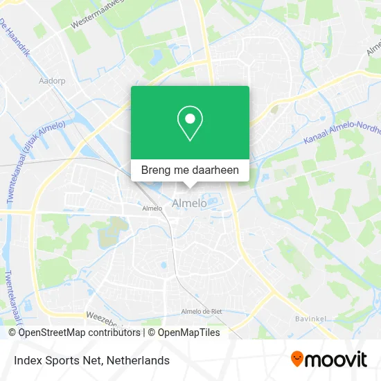 Index Sports Net kaart