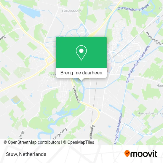 Stuw kaart