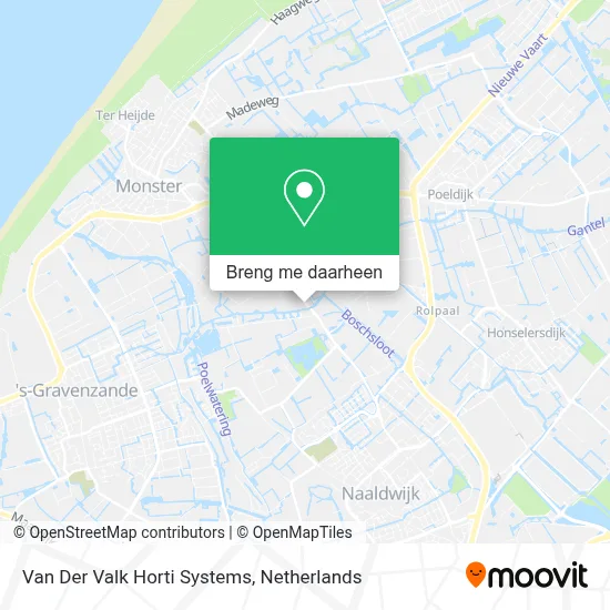 Van Der Valk Horti Systems kaart