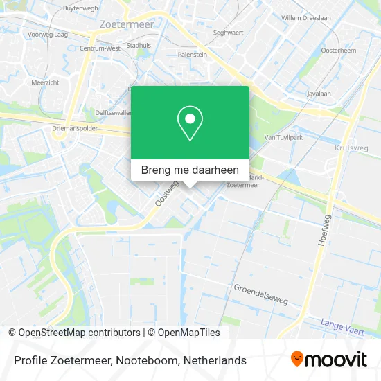 Profile Zoetermeer, Nooteboom kaart
