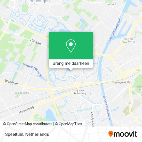 Speeltuin kaart