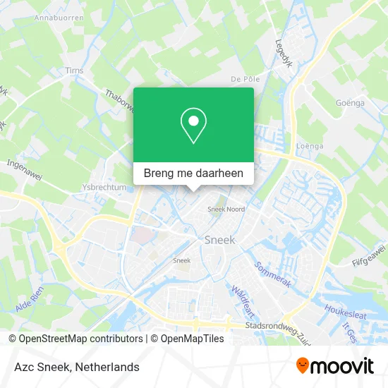 Azc Sneek kaart