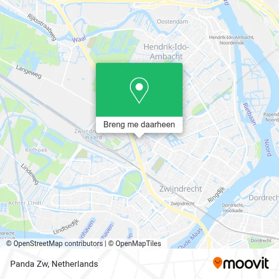 Panda Zw kaart