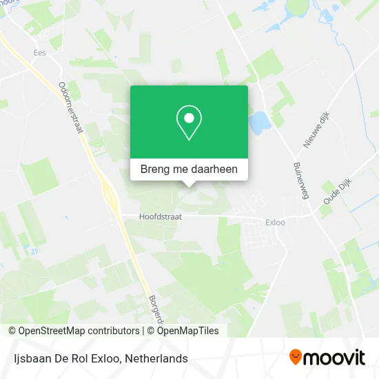Ijsbaan De Rol Exloo kaart