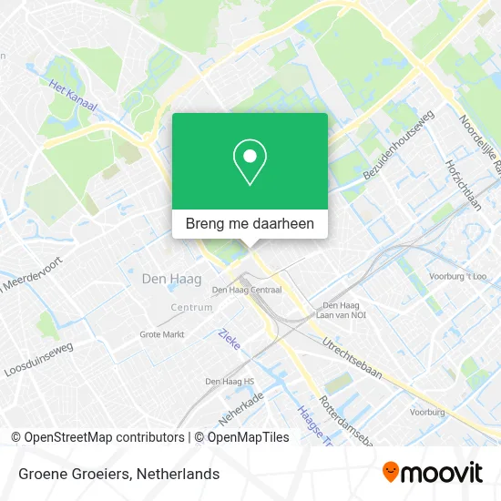 Groene Groeiers kaart