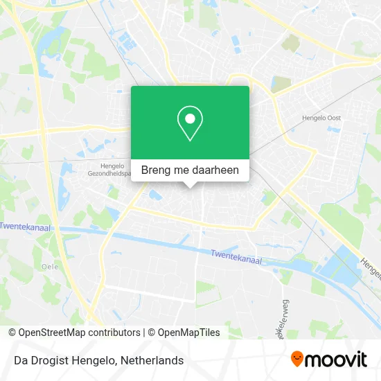 Da Drogist Hengelo kaart