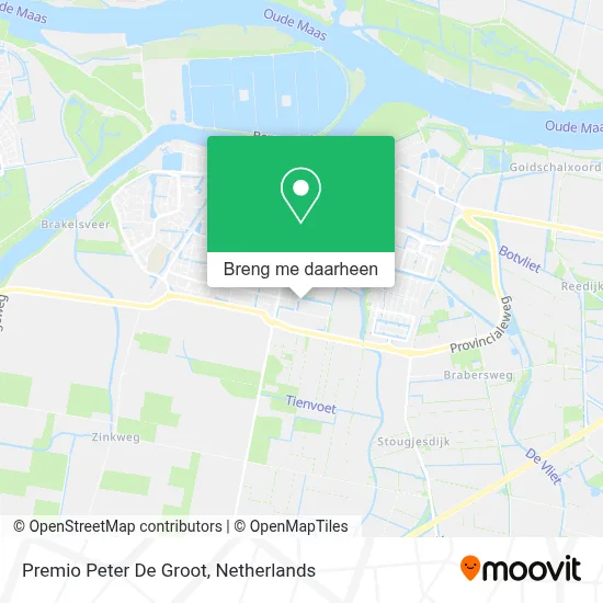 Premio Peter De Groot kaart