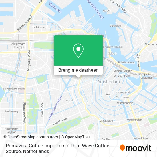 Primavera Coffee Importers / Third Wave Coffee Source kaart
