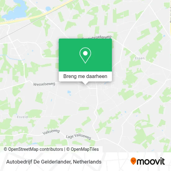 Autobedrijf De Gelderlander kaart