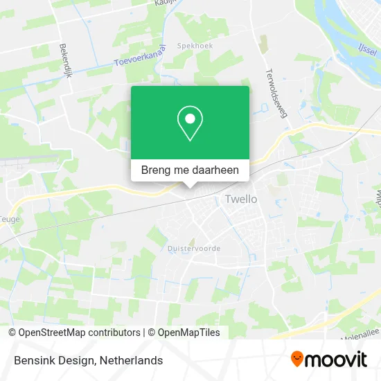 Bensink Design kaart