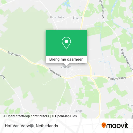 Hof Van Varwijk kaart