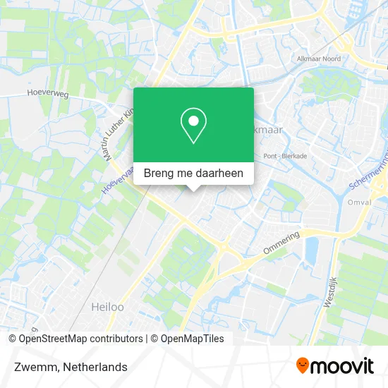 Zwemm kaart