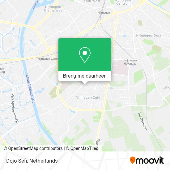 Dojo Sefi kaart