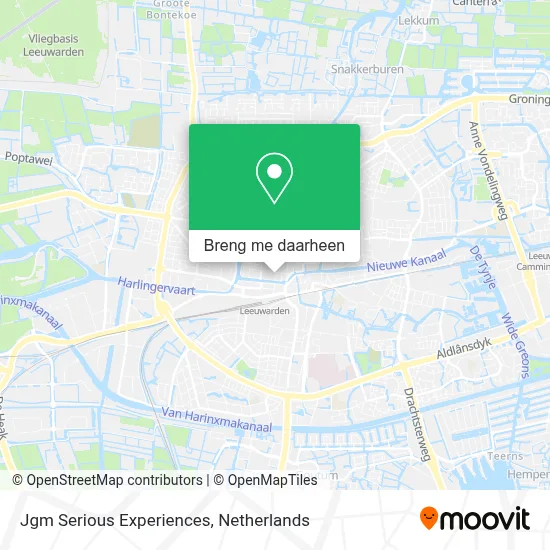 Jgm Serious Experiences kaart