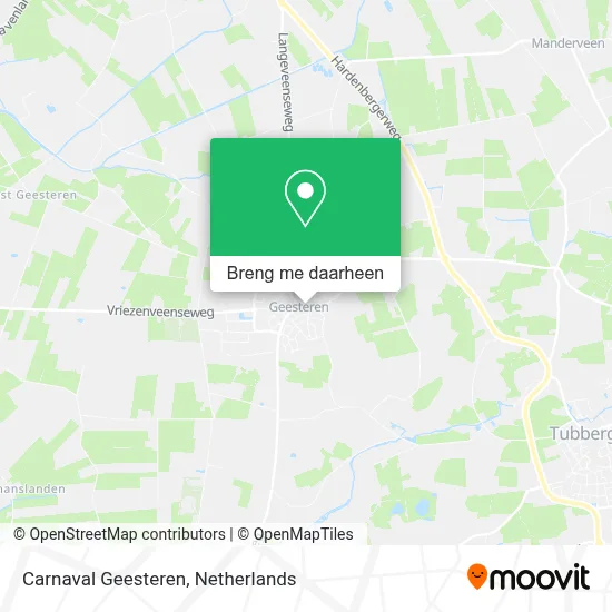 Carnaval Geesteren kaart