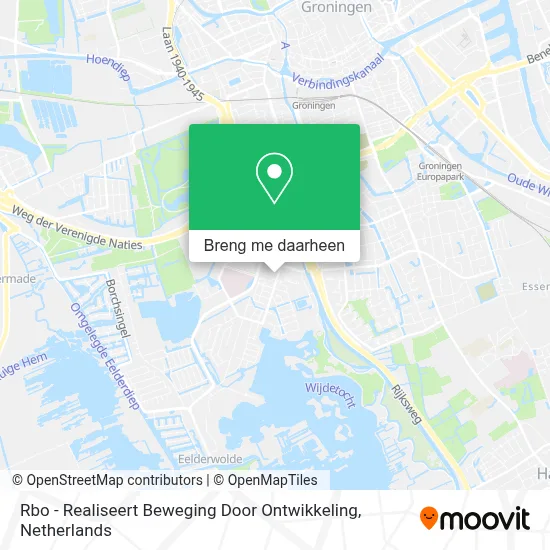 Rbo - Realiseert Beweging Door Ontwikkeling kaart