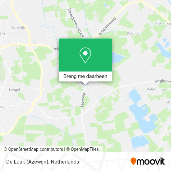 De Laak (Azewijn) kaart