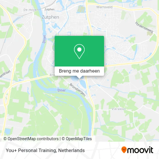 You+ Personal Training kaart