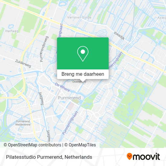 Pilatesstudio Purmerend kaart
