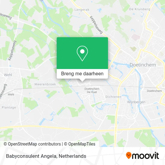 Babyconsulent Angela kaart