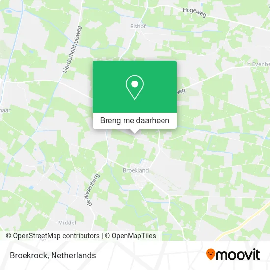 Broekrock kaart
