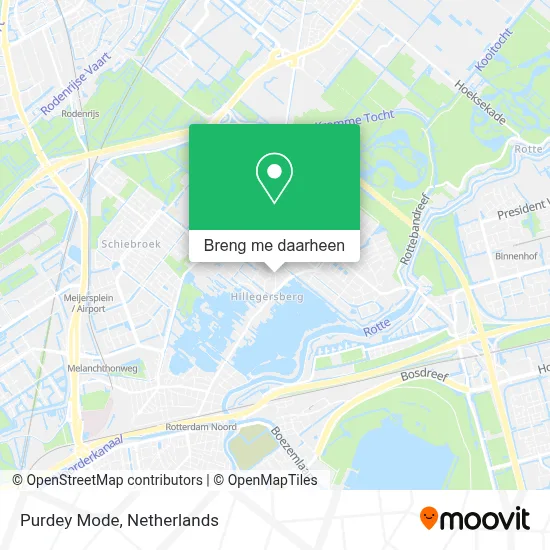 Purdey Mode kaart