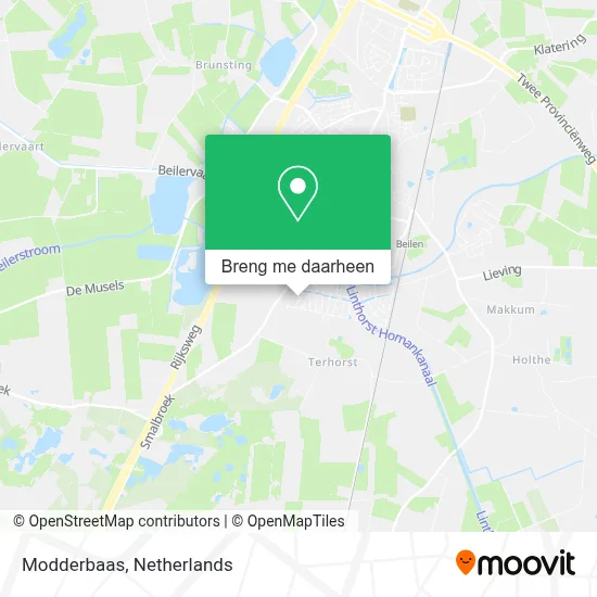 Modderbaas kaart