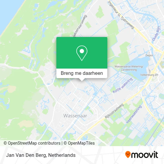 Jan Van Den Berg kaart