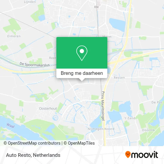 Auto Resto kaart