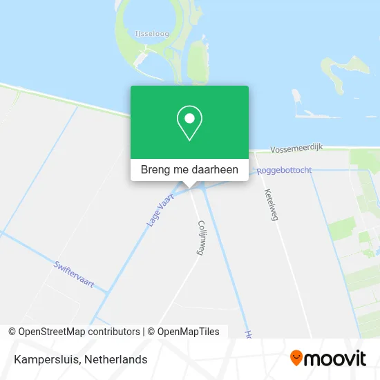 Kampersluis kaart