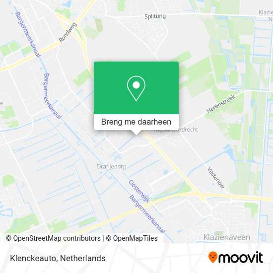 Klenckeauto kaart
