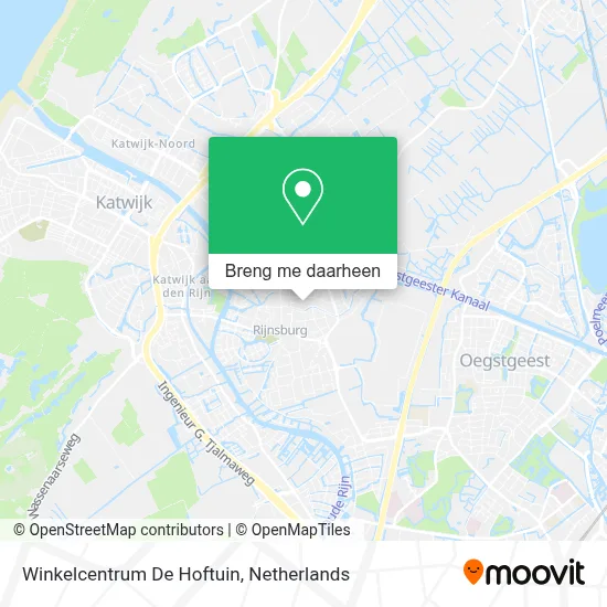 Winkelcentrum De Hoftuin kaart