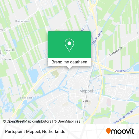 Partspoint Meppel kaart